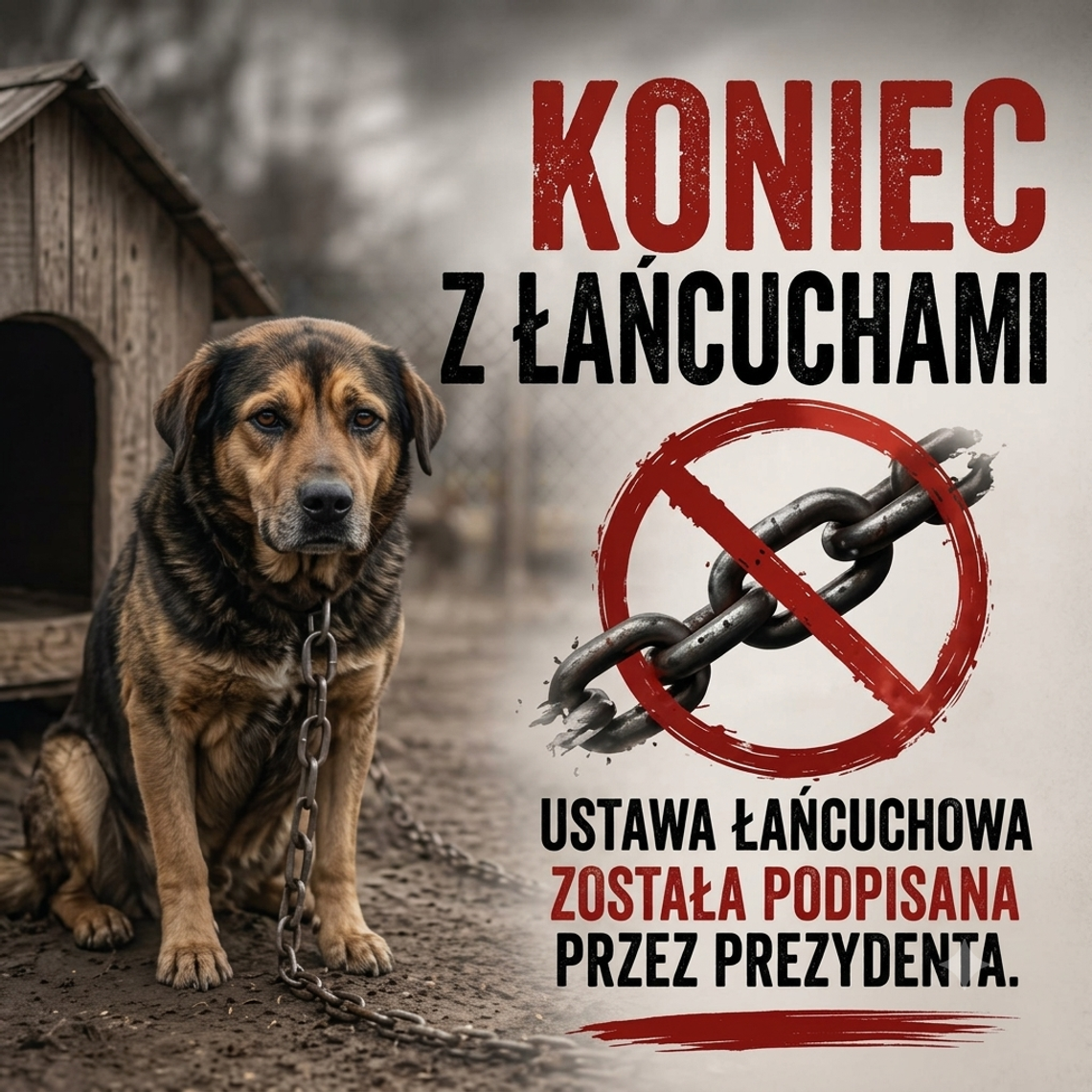 Koniec psów na łańcuchach. Nowe przepisy wejdą w życie za rok Koniec psów na łańcuchach. Nowe przepisy wejdą w życie za rok