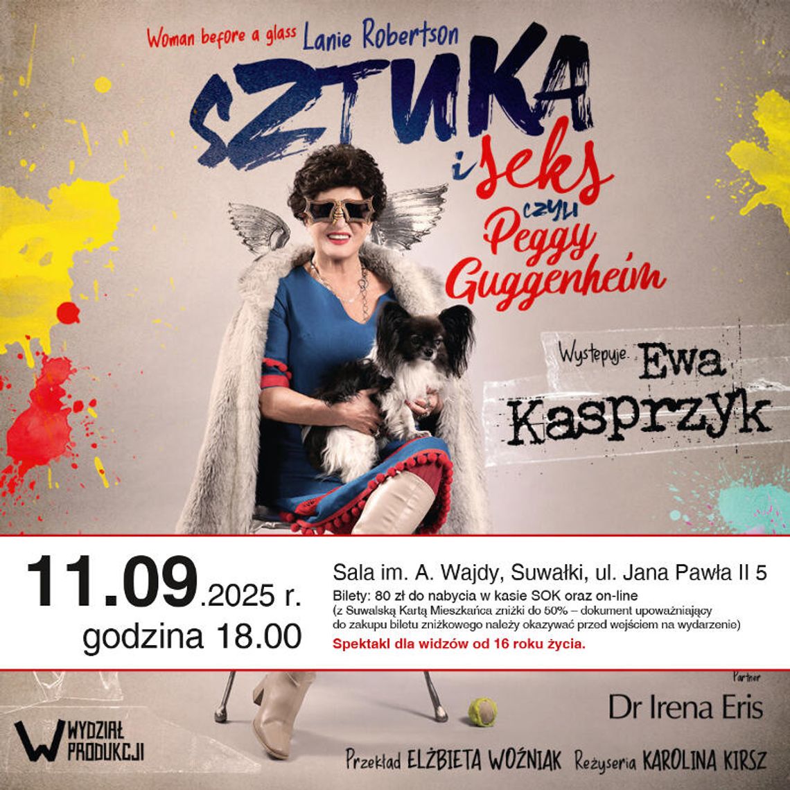🎭 Konkurs! Wygraj bilety na spektakl Ewy Kasprzyk w Suwałkach