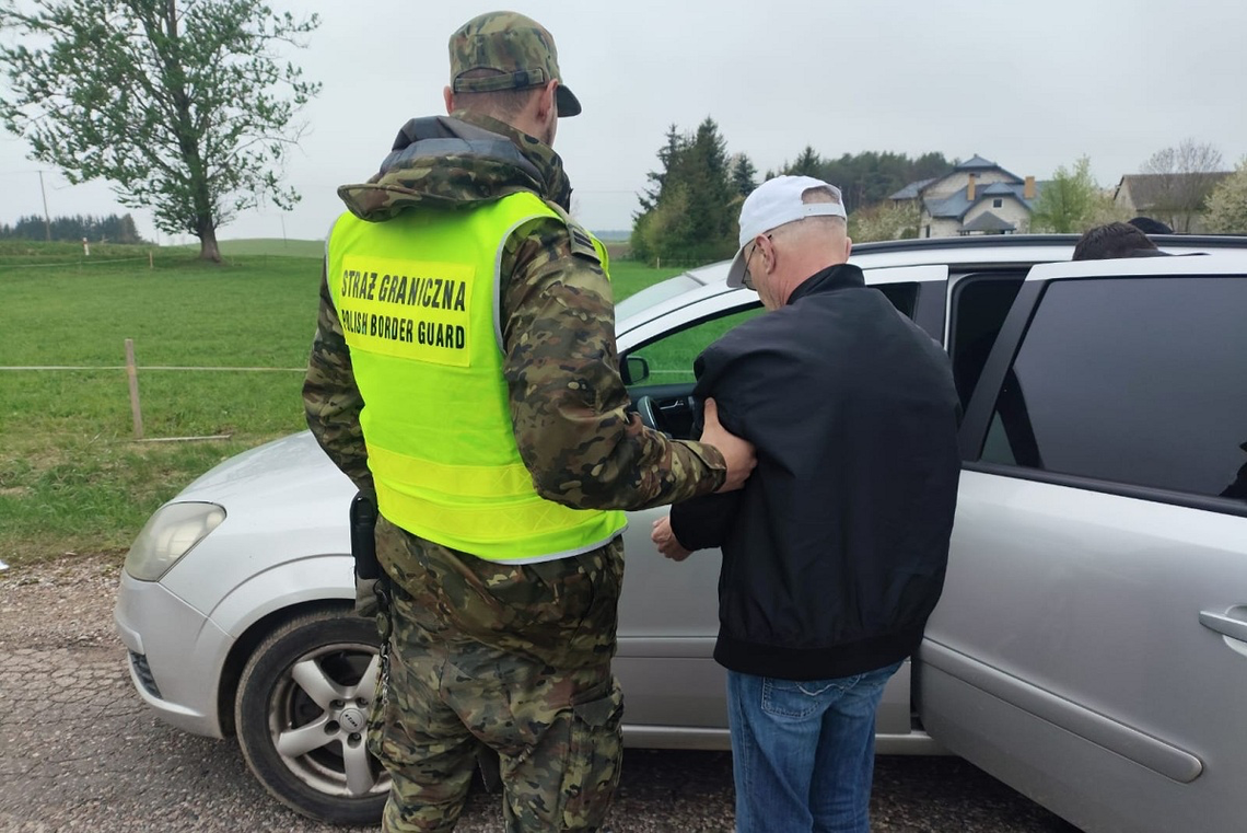 Kurier zatrzymany przy granicy polsko-litewskiej