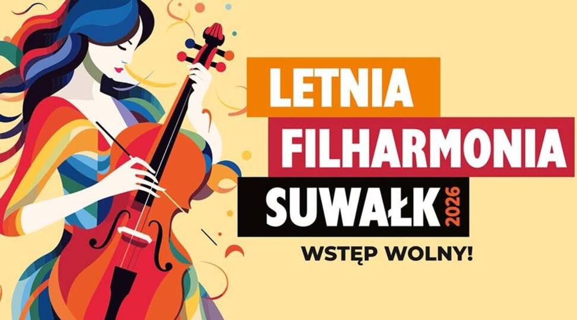 Letnia Filharmonia Suwałk 2026 – muzyka filmowa i animowana na Bulwarach