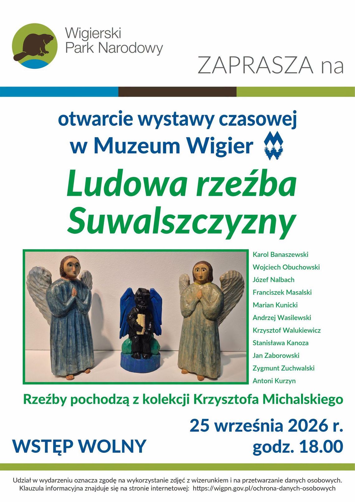 Ludowa rzeźba Suwalszczyzny. Nowa wystawa w Muzeum Wigier Ludowa rzeźba Suwalszczyzny. Nowa wystawa w Muzeum Wigier