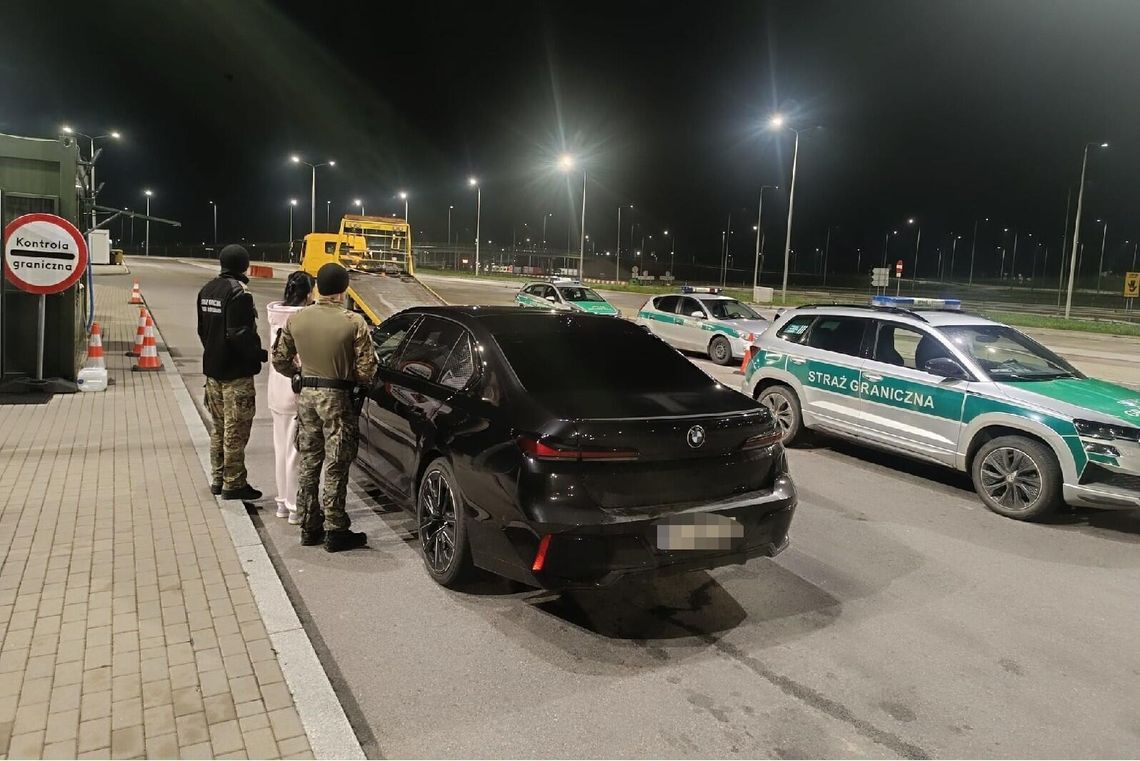 Luksusowe auto odzyskane w Budzisku Luksusowe auto odzyskane w Budzisku