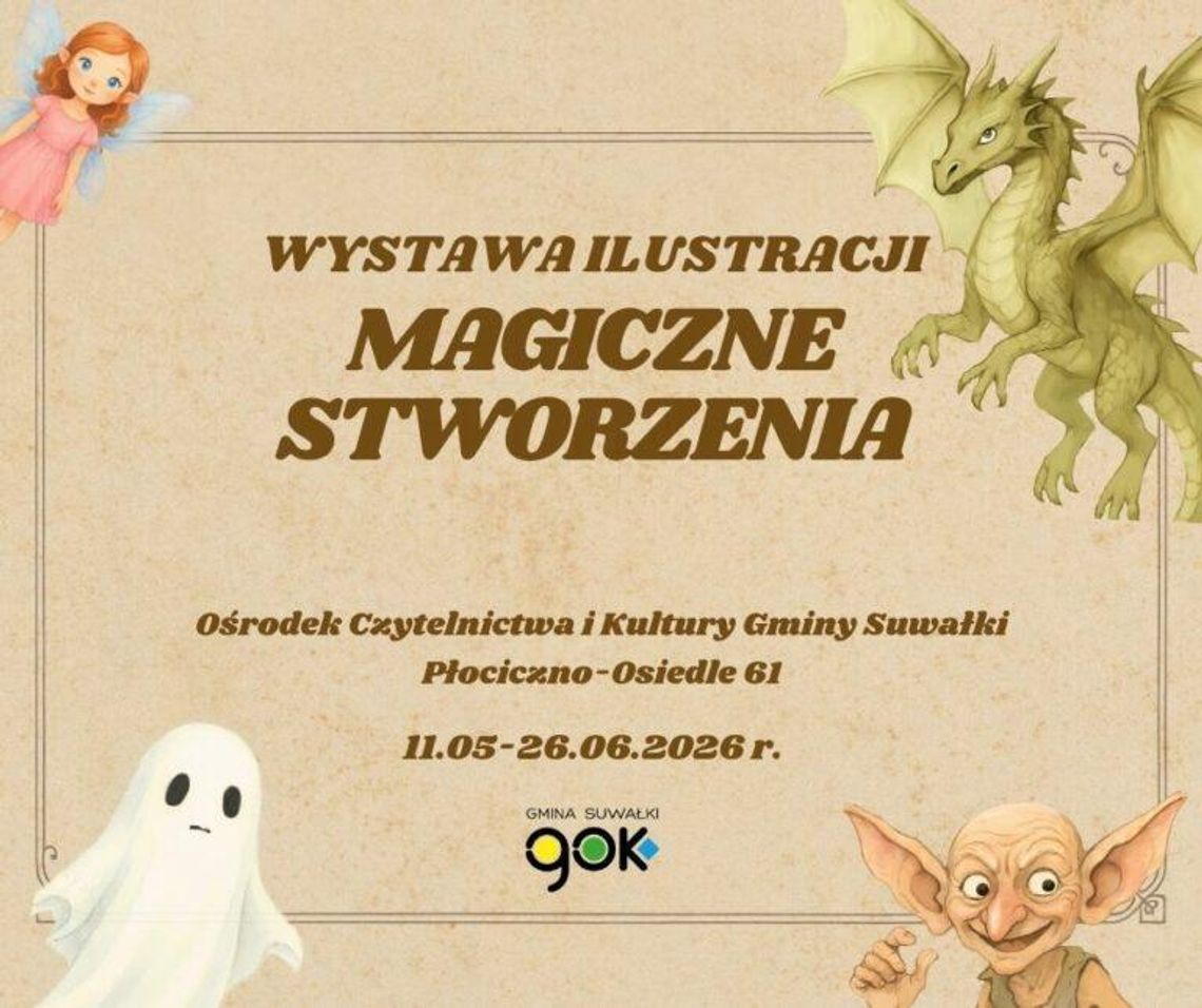 „Magiczne Stworzenia” – nowa wystawa w Płocicznie zabierze odwiedzających do świata fantasy ✨ „Magiczne Stworzenia” – nowa wystawa w Płocicznie zabierze odwiedzających do świata fantasy ✨