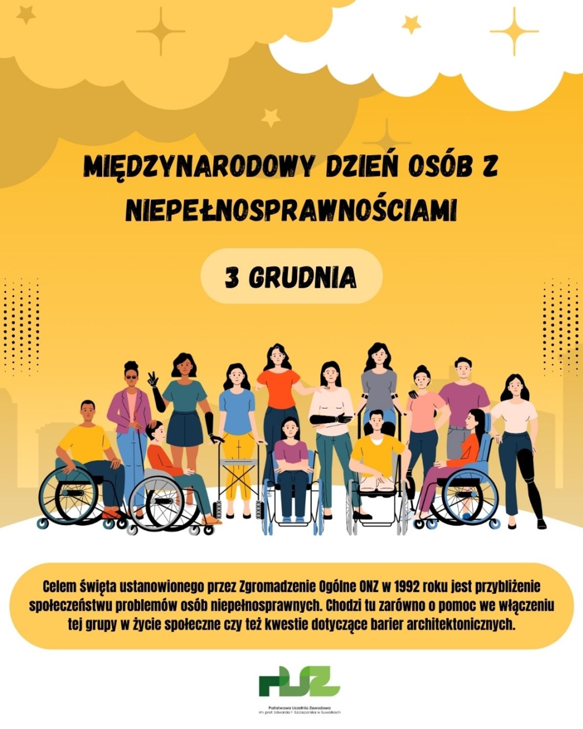 🤝 Międzynarodowy Dzień Osób z Niepełnosprawnościami – refleksja, wsparcie i integracja 🤝 Międzynarodowy Dzień Osób z Niepełnosprawnościami – refleksja, wsparcie i integracja