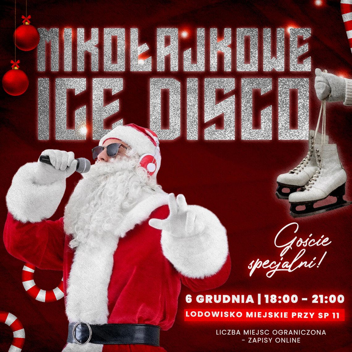 ❄️🎅 Mikołajkowe Ice Disco – trwają zapisy na wyjątkową dyskotekę na lodzie! ❄️🎅 Mikołajkowe Ice Disco – trwają zapisy na wyjątkową dyskotekę na lodzie!