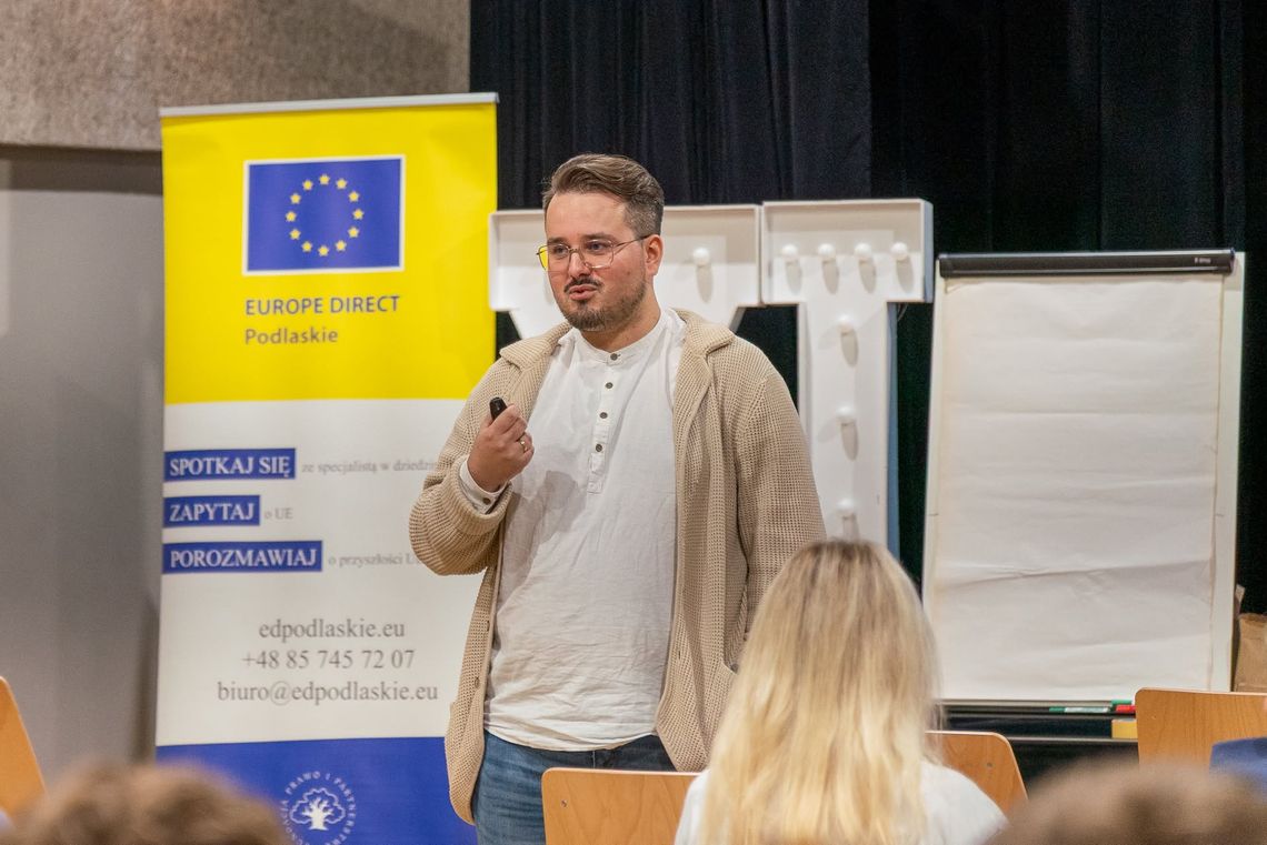 Młodzi chcą mieć wpływ na przyszłość Europy. Pierwszy taki panel EUROPE DIRECT w Polsce odbył się w Białymstoku