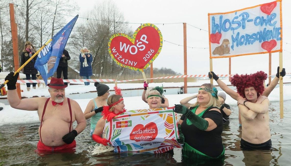 Morsy z Sejn wsparły WOŚP w Wiżajnach