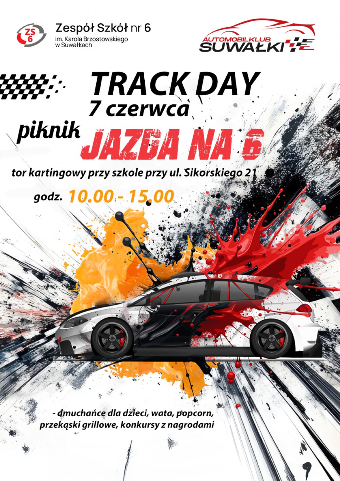 Motoryzacyjne święto w Suwałkach już 7 czerwca. Piknik na 6 i II Runda Pucharu Toru Suwałki Motoryzacyjne święto w Suwałkach już 7 czerwca. Piknik na 6 i II Runda Pucharu Toru Suwałki