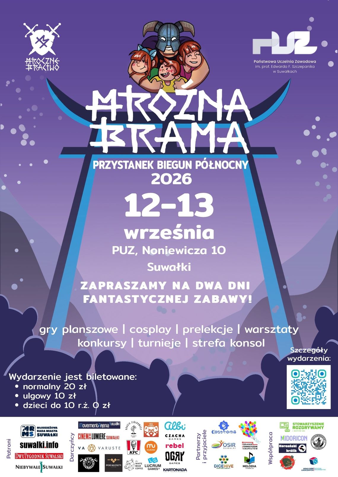 Mroźna Brama 2026 w Suwałkach. Przed nami 9. edycja pełna gier, fantastyki i cosplayu Mroźna Brama 2026 w Suwałkach. Przed nami 9. edycja pełna gier, fantastyki i cosplayu