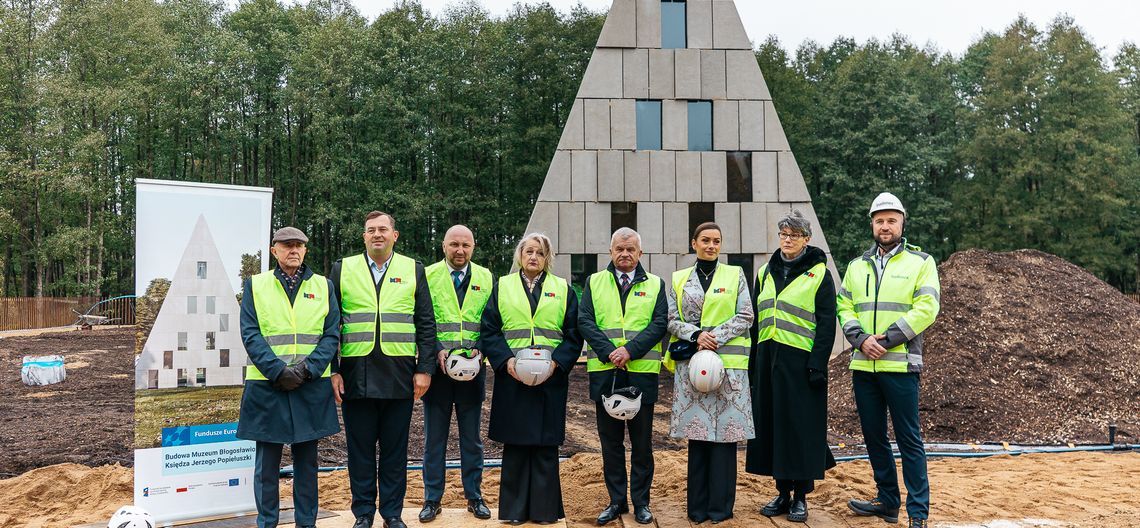 Muzeum ks. Jerzego Popiełuszki w Okopach nabiera kształtów. Otwarcie planowane na wrzesień 2027 roku Muzeum ks. Jerzego Popiełuszki w Okopach nabiera kształtów. Otwarcie planowane na wrzesień 2027 roku
