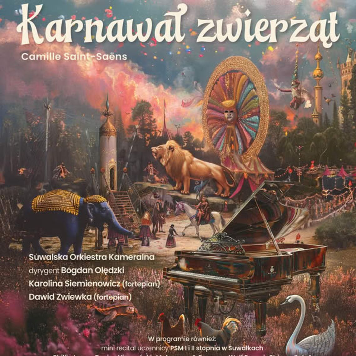 🎶 Muzyczne Zoo na Dzień Dziecka w SOK! „Karnawał Zwierząt” zabrzmi w Suwałkach