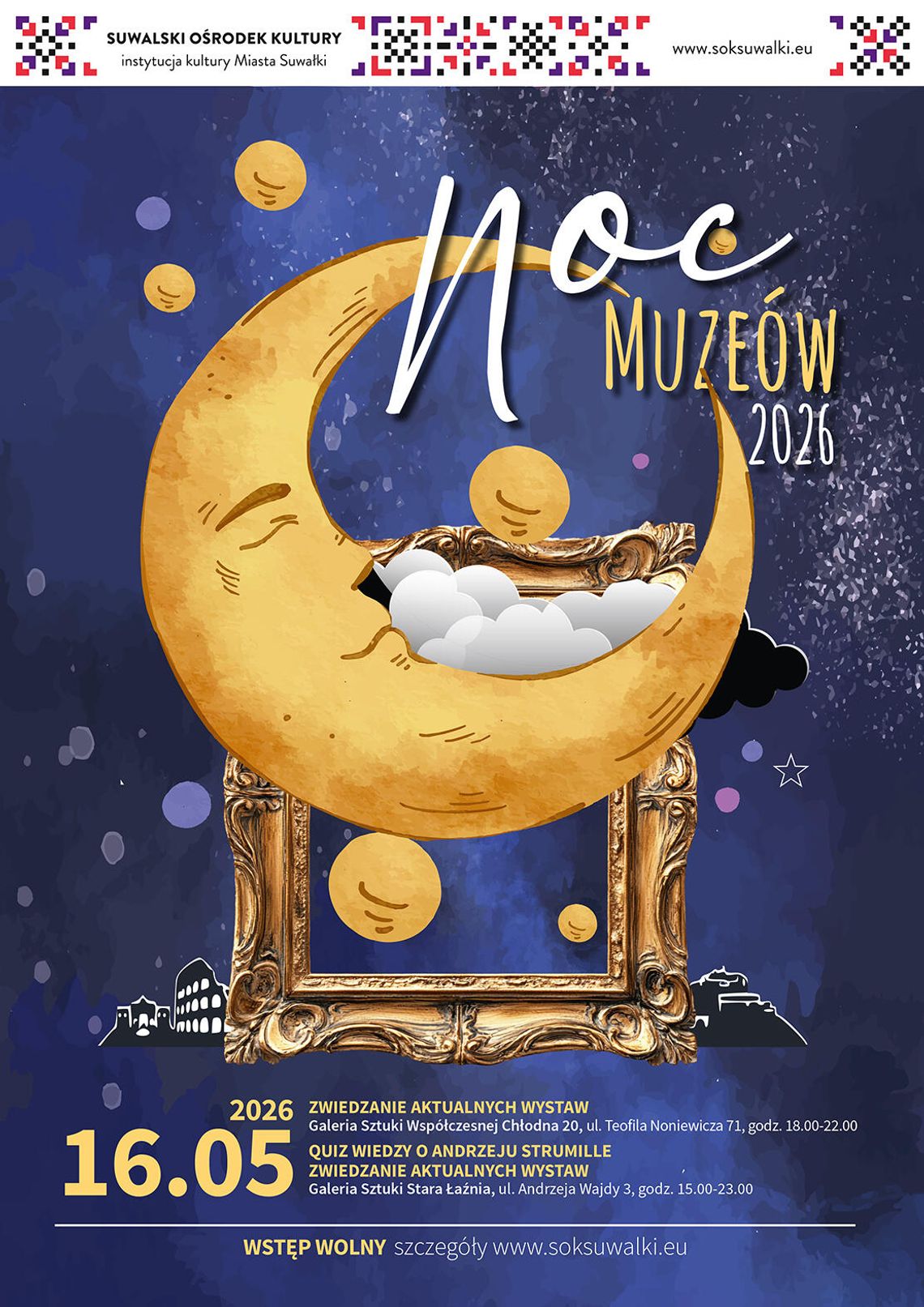 Muzyczny maj i Noc Muzeów w Suwałkach. SOK zaprasza na koncert i wyjątkowe wystawy