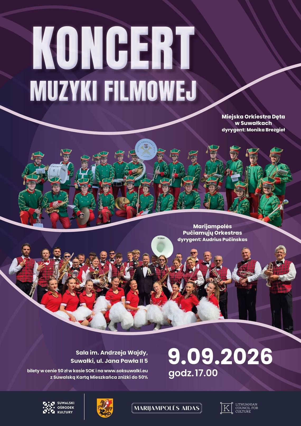 Muzyka połączy Suwałki i Litwę. Wyjątkowy koncert już 9 września