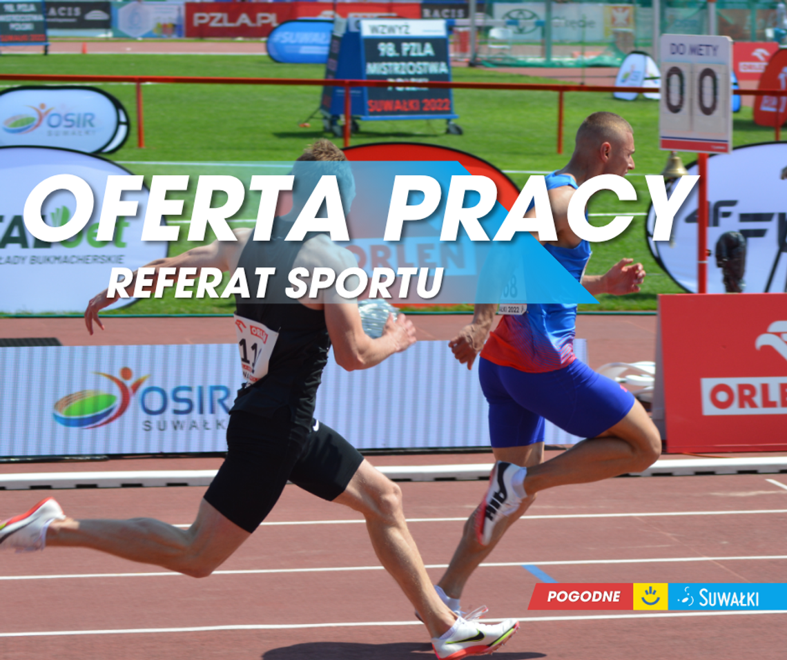 🏛️ Nabór na stanowisko podinspektor/-ka w Referacie Sportu w Suwałkach