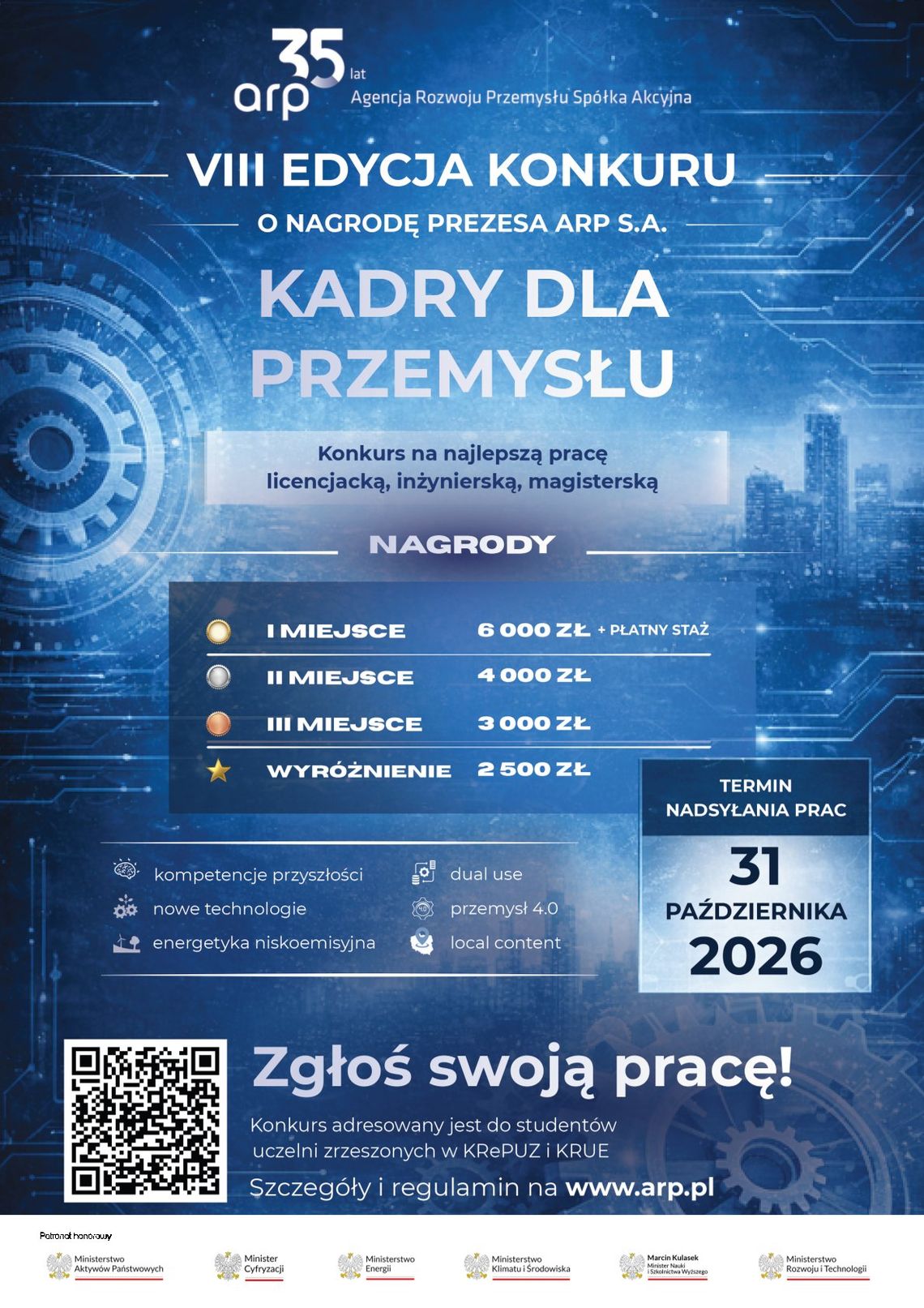 Nawet 6000 zł i płatny staż. Rusza VIII edycja konkursu „Kadry dla Przemysłu” Nawet 6000 zł i płatny staż. Rusza VIII edycja konkursu „Kadry dla Przemysłu”