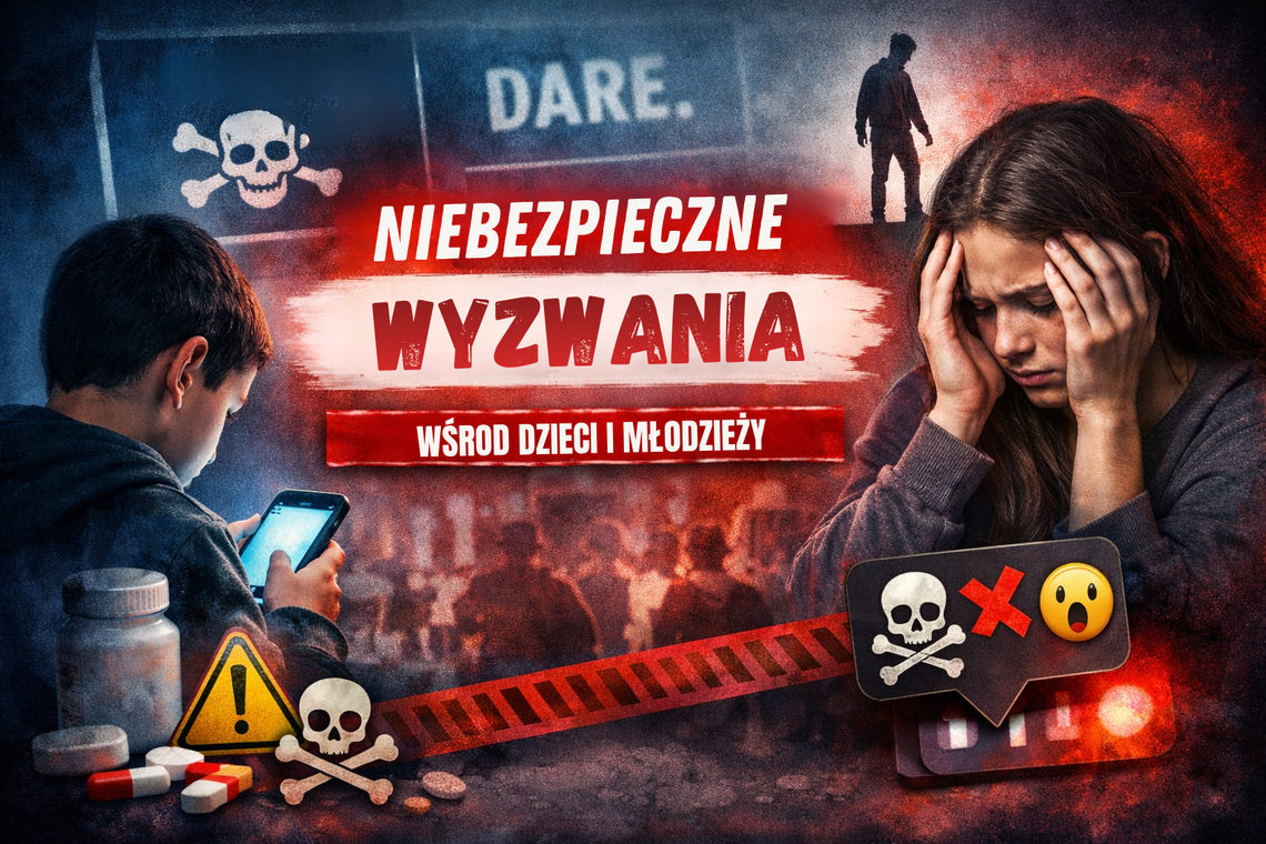 Niebezpieczne „wyzwania” wśród dzieci i młodzieży. Na co powinni uważać rodzice
