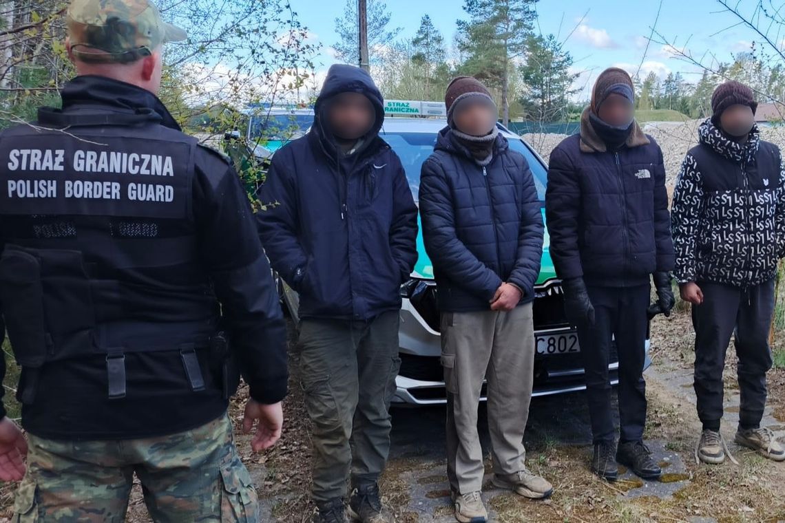 Nielegalnie przekroczyli granicę. Interwencja Straży Granicznej w Rutce-Tartak