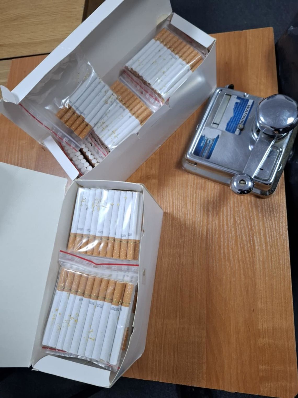 Nielegalny tytoń zabezpieczony przez policję i KAS Nielegalny tytoń zabezpieczony przez policję i KAS