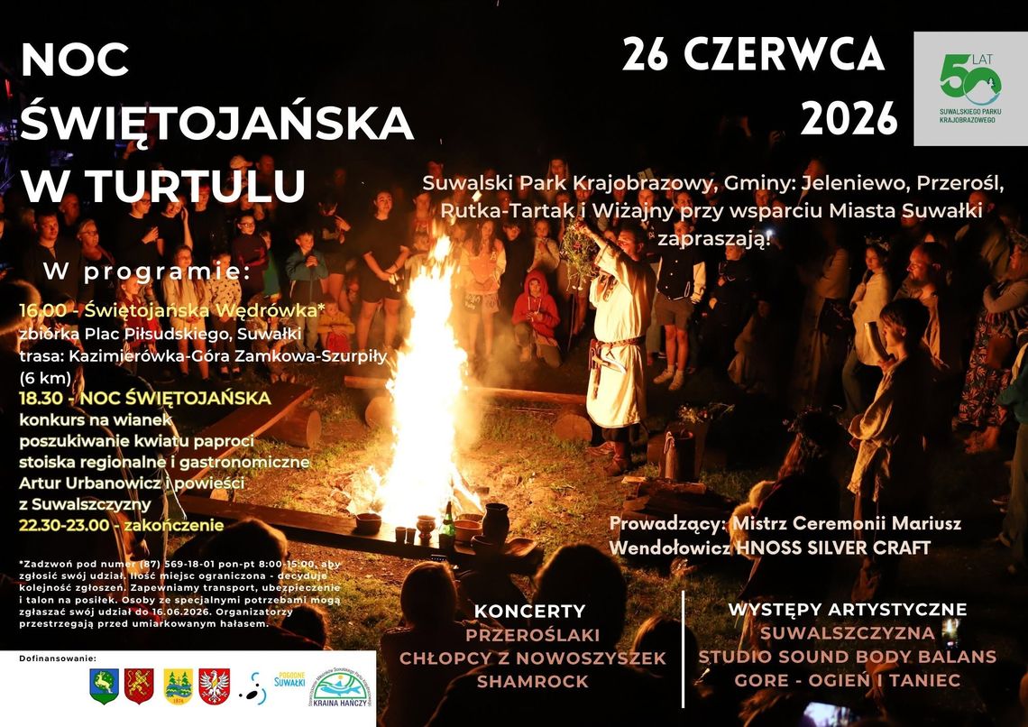 Noc Świętojańska w Turtulu i Świętojańska Wędrówka 2026 – dwa wyjątkowe dni na Suwalszczyźnie Noc Świętojańska w Turtulu i Świętojańska Wędrówka 2026 – dwa wyjątkowe dni na Suwalszczyźnie