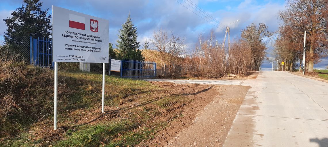 🚧 Nowa droga Nowa Wieś – Lipniak gotowa. Inwestycja w gminie Suwałki zakończona 🚧 Nowa droga Nowa Wieś – Lipniak gotowa. Inwestycja w gminie Suwałki zakończona