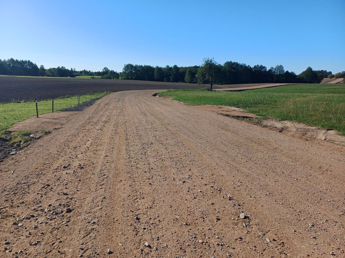 🚜 Nowa droga wewnętrzna Zielone Drugie – Wychodne gotowa!