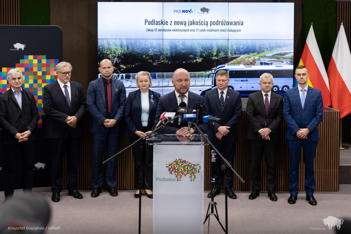 Nowe autobusy elektryczne na podlaskich trasach. PKS Nova z dofinansowaniem 36,5 mln zł Nowe autobusy elektryczne na podlaskich trasach. PKS Nova z dofinansowaniem 36,5 mln zł