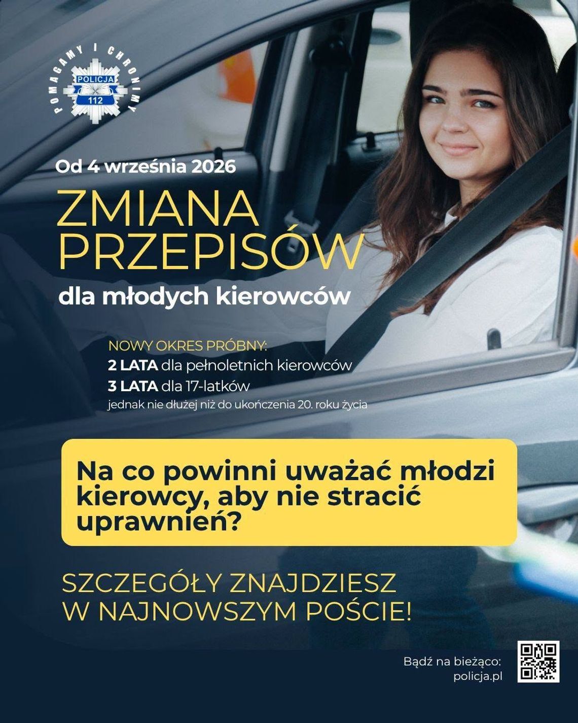 Nowe przepisy dla młodych kierowców. Okres próbny i surowe zasady Nowe przepisy dla młodych kierowców. Okres próbny i surowe zasady