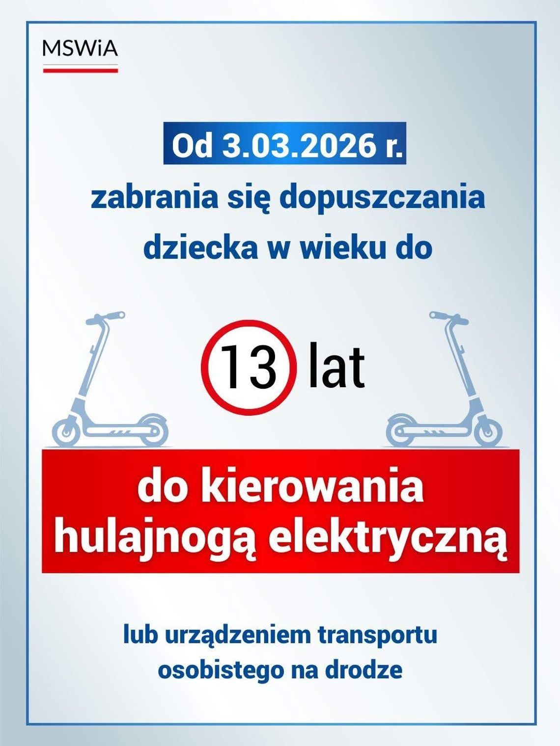 Nowe przepisy dotyczące hulajnóg elektrycznych – co muszą wiedzieć rodzice?