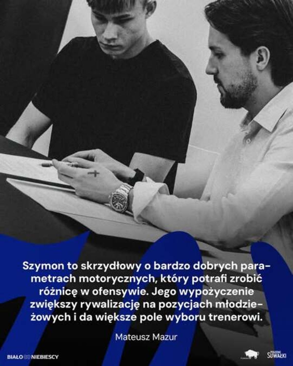 Nowy młodzieżowiec dołącza do zespołu. Szymon wzmocni rywalizację Nowy młodzieżowiec dołącza do zespołu. Szymon wzmocni rywalizację