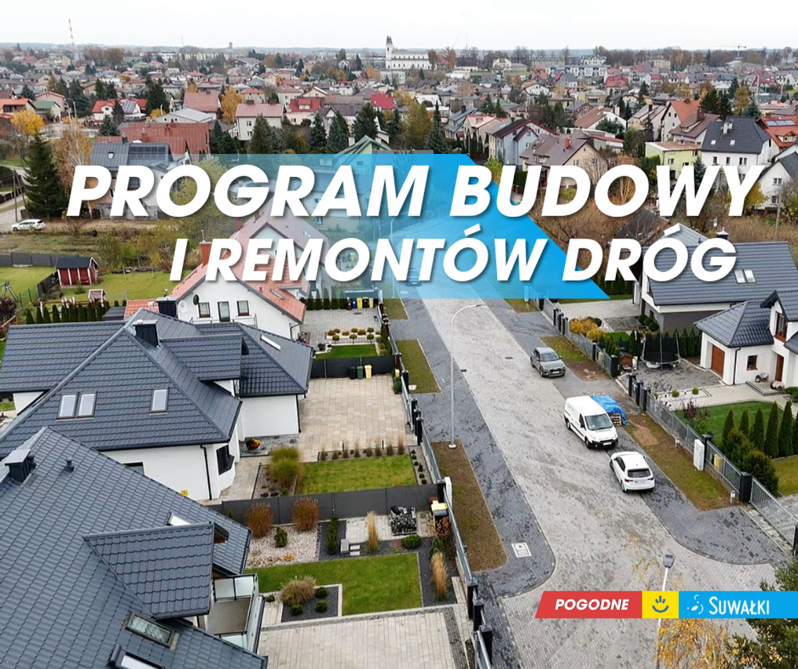 🚧 Nowy Program Budowy i Remontów Ulic Osiedlowych w Suwałkach opublikowany! 🛣️