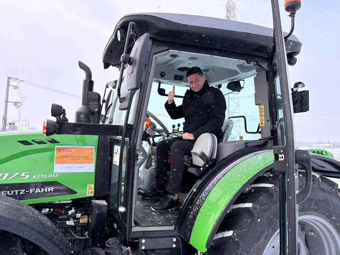 🚜💧 Nowy sprzęt dla Gminy Bargłów Kościelny