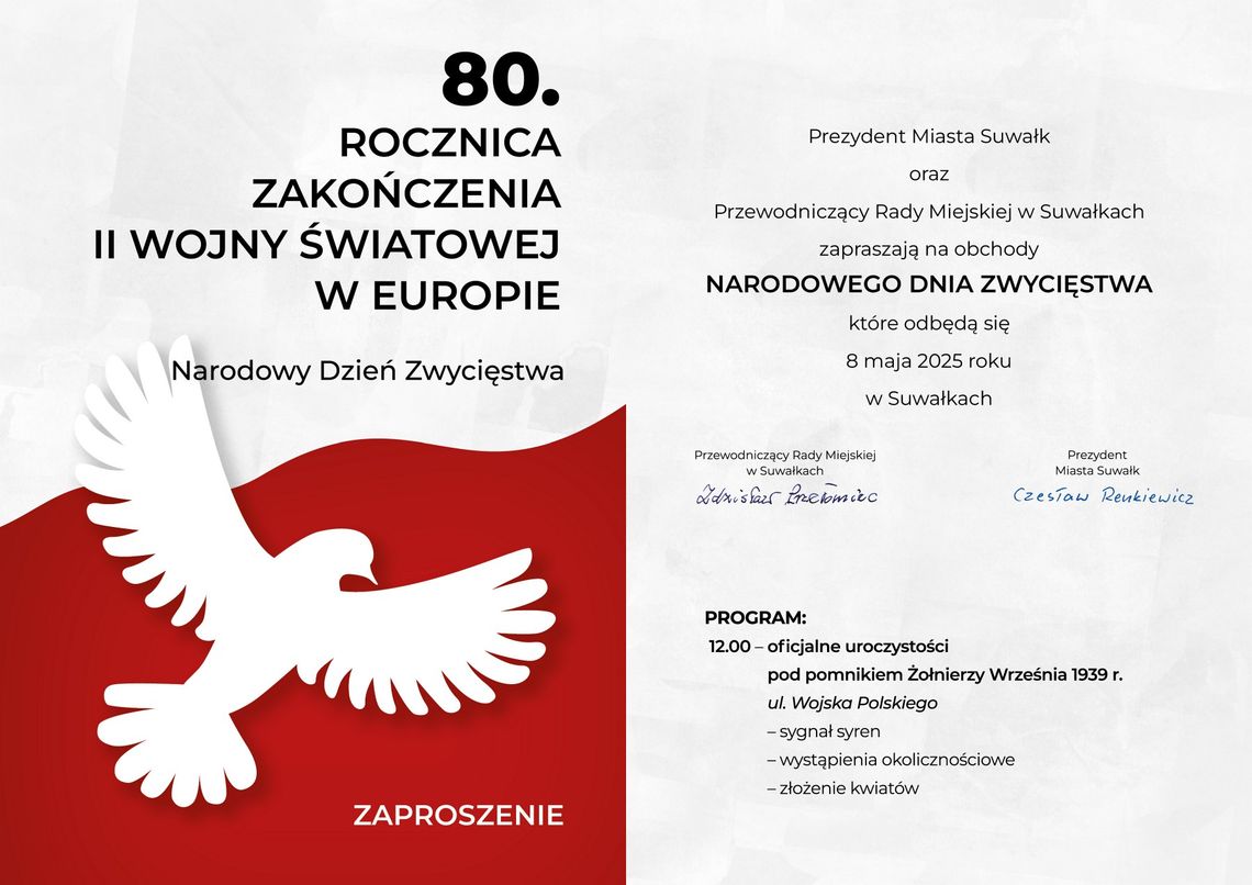 Obchody Narodowego Dnia Zwycięstwa w Suwałkach