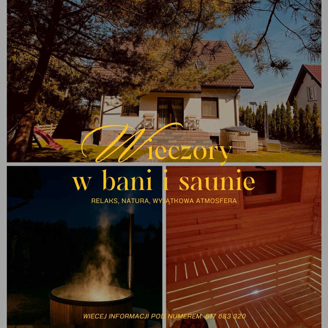 🌙 Odpręż się jesienią! Ruszają rezerwacje na relaks w bani i saunie 🍂✨