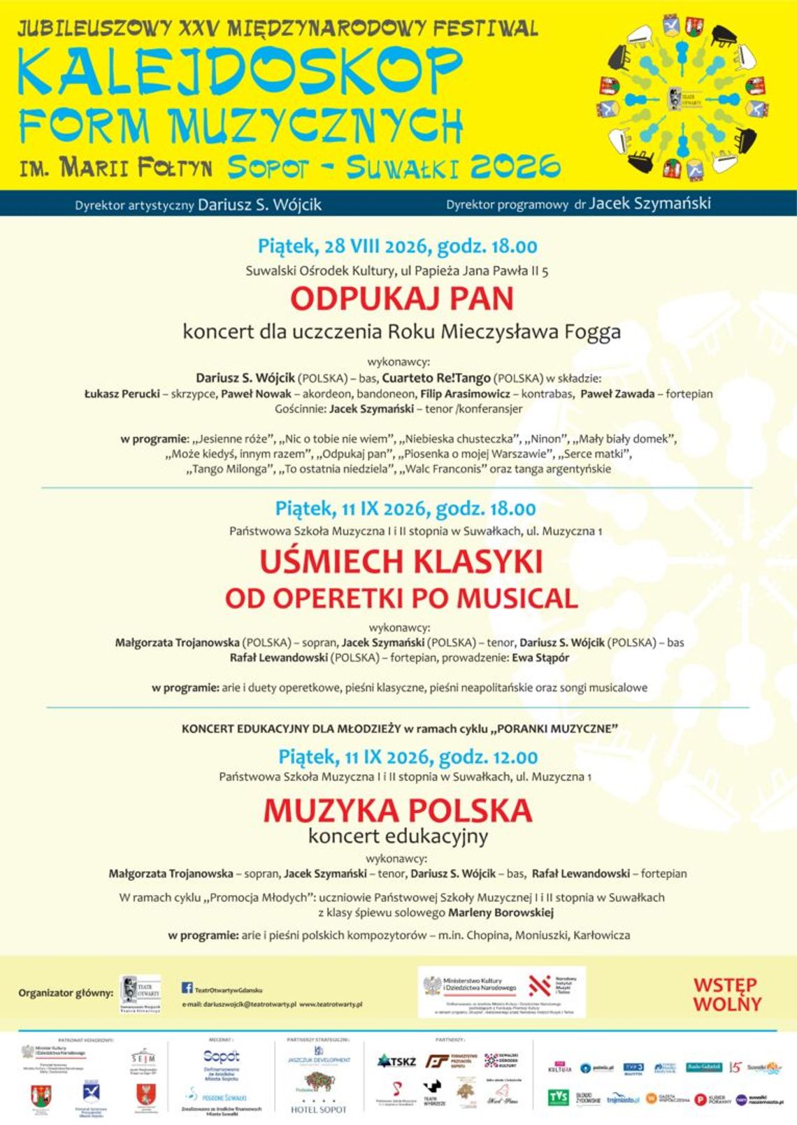 „ODPUKAJ PAN” w Suwałkach. Koncert z okazji Roku Mieczysława Fogga