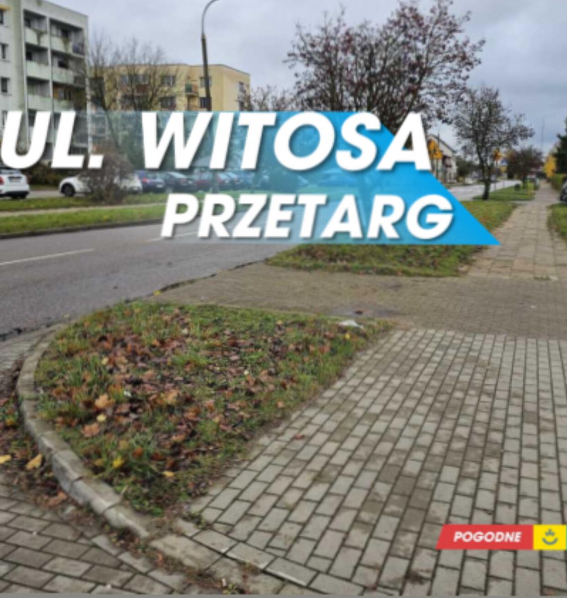 🚴♀️ Ogłoszono przetarg na budowę ciągu pieszo-rowerowego przy ul. Witosa 🚴♀️ Ogłoszono przetarg na budowę ciągu pieszo-rowerowego przy ul. Witosa