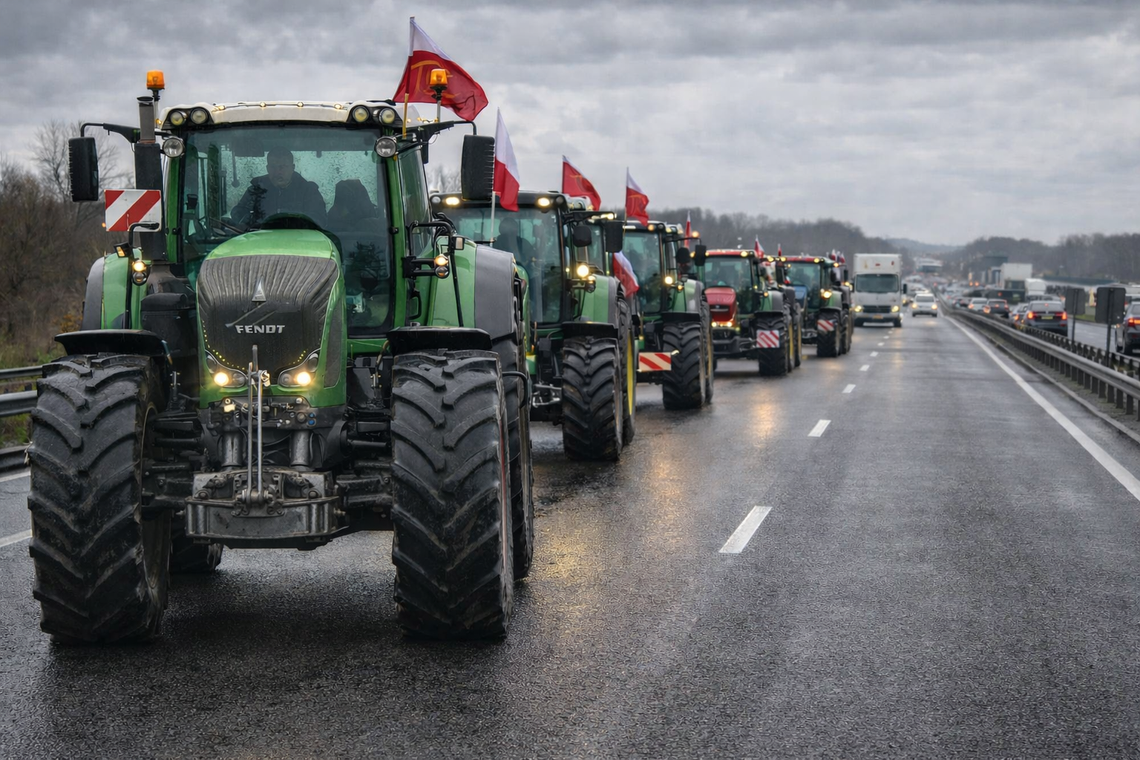 🚜 Ogólnopolski Protest Rolniczy. Rolnicy pokazali sprzeciw wobec umowy Mercosur 🚜 Ogólnopolski Protest Rolniczy. Rolnicy pokazali sprzeciw wobec umowy Mercosur