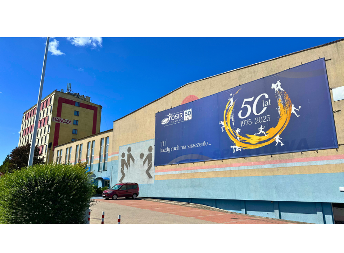🥳 OSiR w Suwałkach ma już 50 lat! Pół wieku sportu, rekreacji i rozwoju