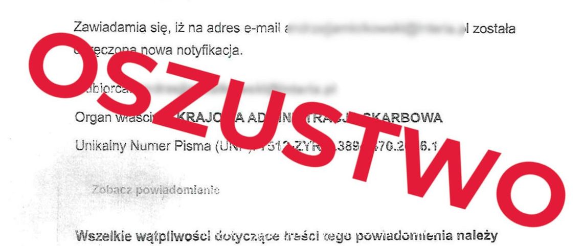 Oszuści podszywają się pod KAS. Mail wygląda „urzędowo”, a kończy się kradzieżą 💸🛑 Oszuści podszywają się pod KAS. Mail wygląda „urzędowo”, a kończy się kradzieżą 💸🛑