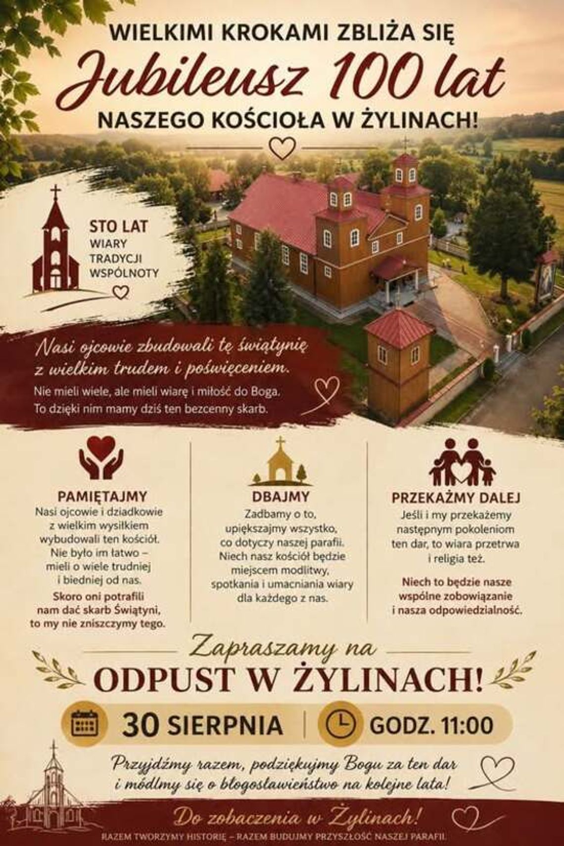 Parafia w Żylinach przygotowuje się do jubileuszu 100-lecia budowy kościoła Parafia w Żylinach przygotowuje się do jubileuszu 100-lecia budowy kościoła