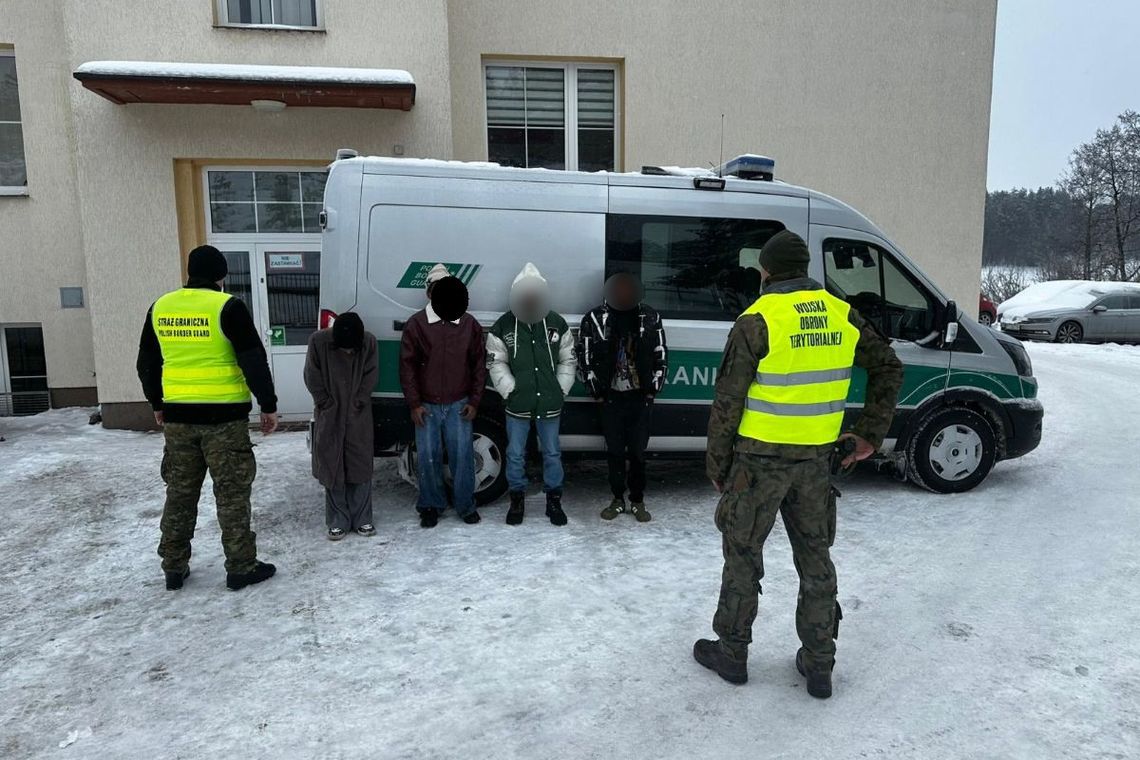 Patrol SG i WOT udaremnił przemyt migrantów. Zatrzymano obywatela Litwy 🚓