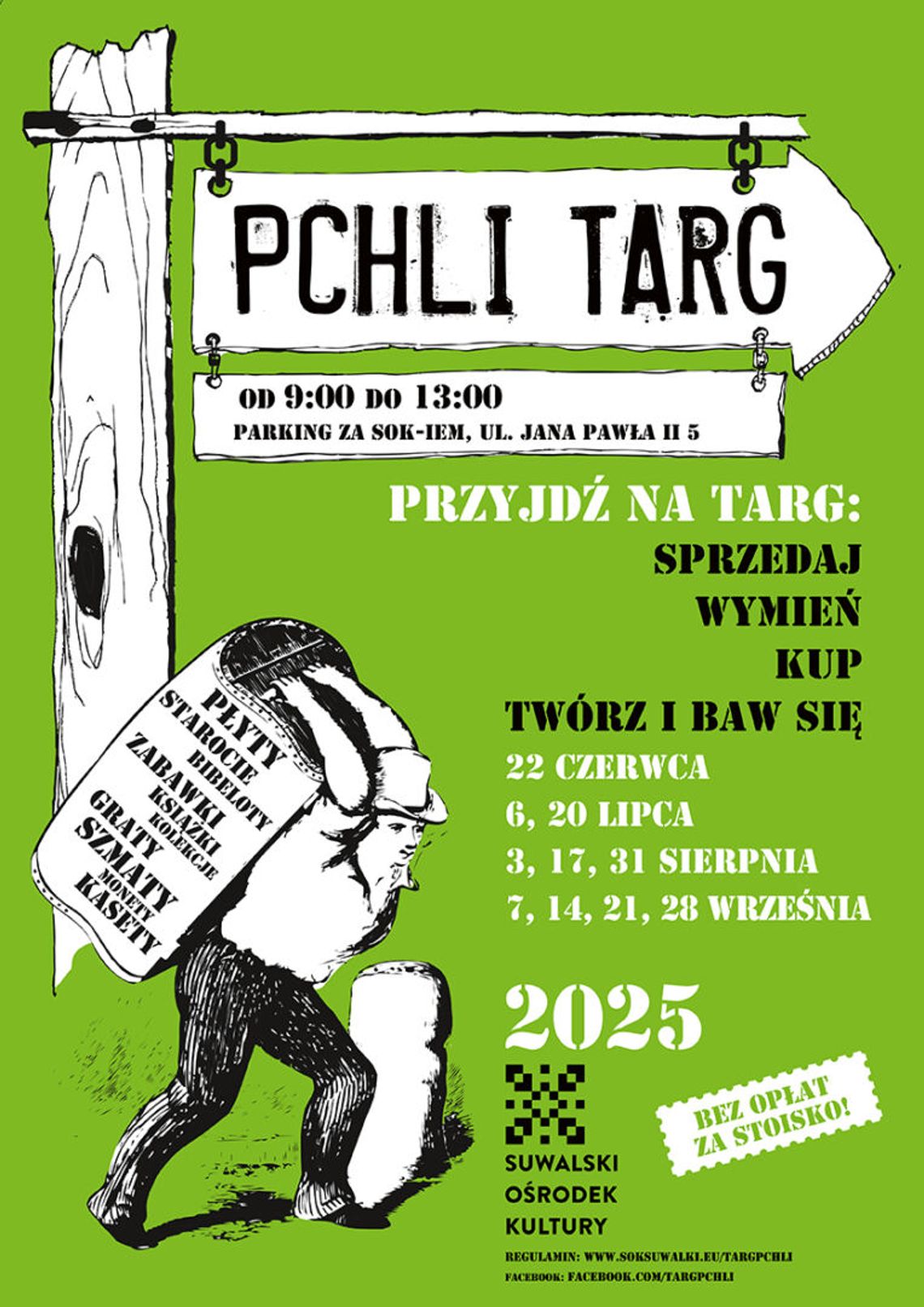 🛍️ Pchli Targ przy SOK – wrześniowe niedziele pełne skarbów!