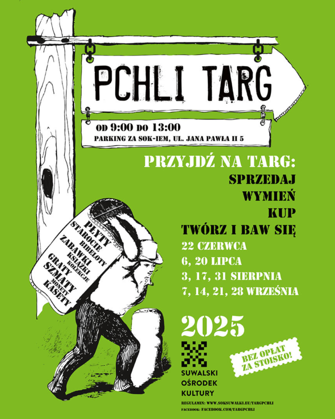 🛍 Pchli Targ w Suwałkach już w niedzielę! Skarby czekają na nowych właścicieli 🛍 Pchli Targ w Suwałkach już w niedzielę! Skarby czekają na nowych właścicieli