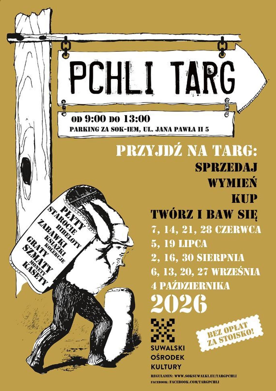 Pchli Targ w Suwałkach. W sierpniu kolejne okazje dla łowców skarbów Pchli Targ w Suwałkach. W sierpniu kolejne okazje dla łowców skarbów