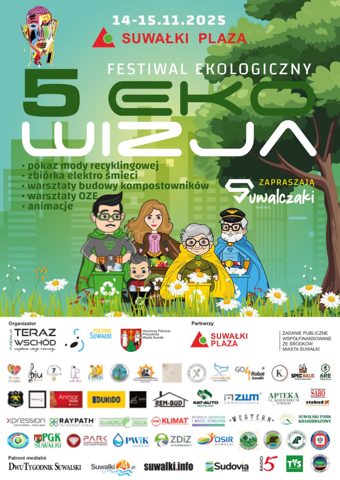 🌿💚 Piąta edycja Festiwalu Ekologicznego „Eko Wizja” już 14–15 listopada w Suwałkach! 💚🌿 🌿💚 Piąta edycja Festiwalu Ekologicznego „Eko Wizja” już 14–15 listopada w Suwałkach! 💚🌿