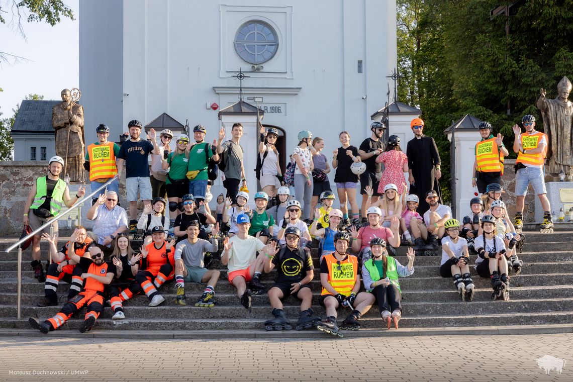🛼 Pierwsza Podlaska Pielgrzymka Rolkowa – wiara, sport i wspólnota na trasie Białystok-Juchnowiec
