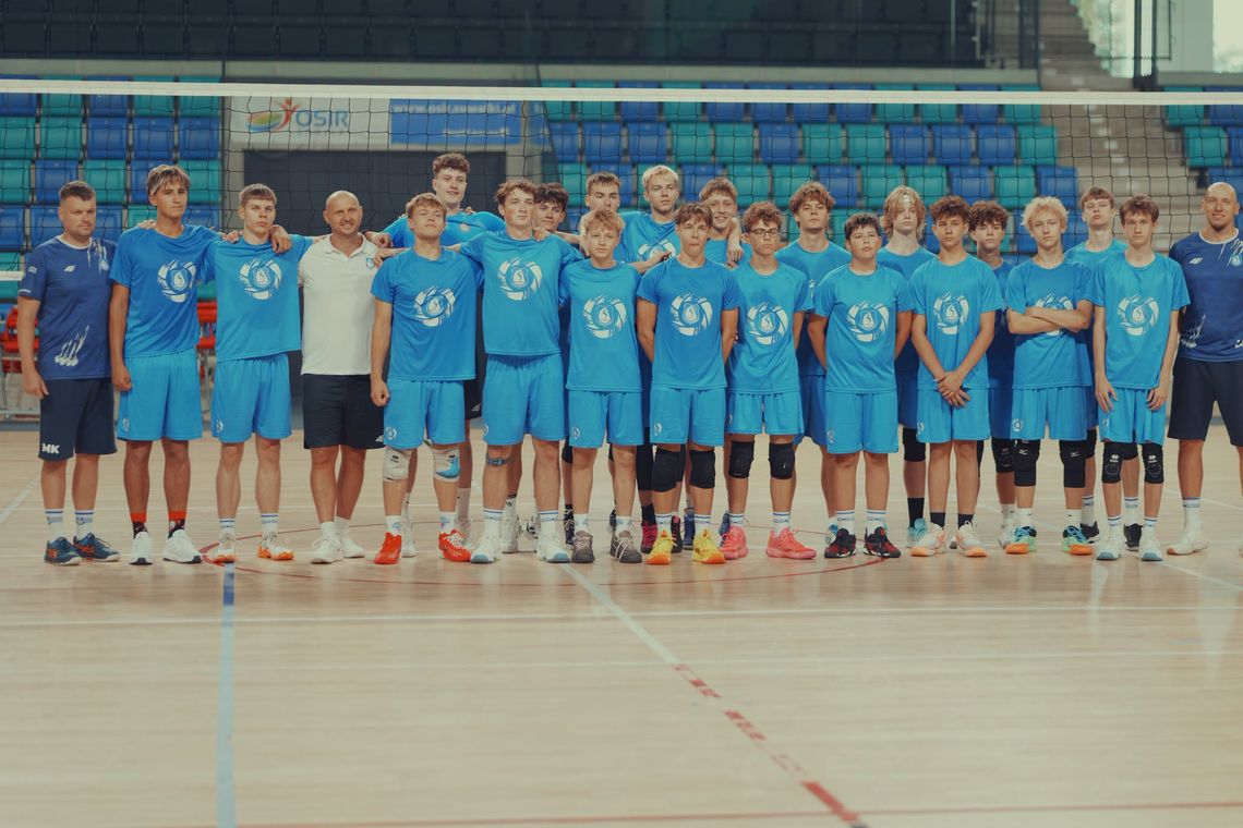 Piotr Graban odwiedził uczestników Ślepsk Malow Suwałki Volley Camp