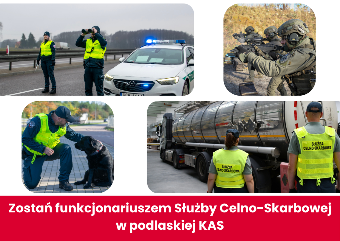 🚨 Podlaska KAS ogłasza nabór! Ostatnie dni na złożenie dokumentów do Służby Celno-Skarbowej 🚨 Podlaska KAS ogłasza nabór! Ostatnie dni na złożenie dokumentów do Służby Celno-Skarbowej
