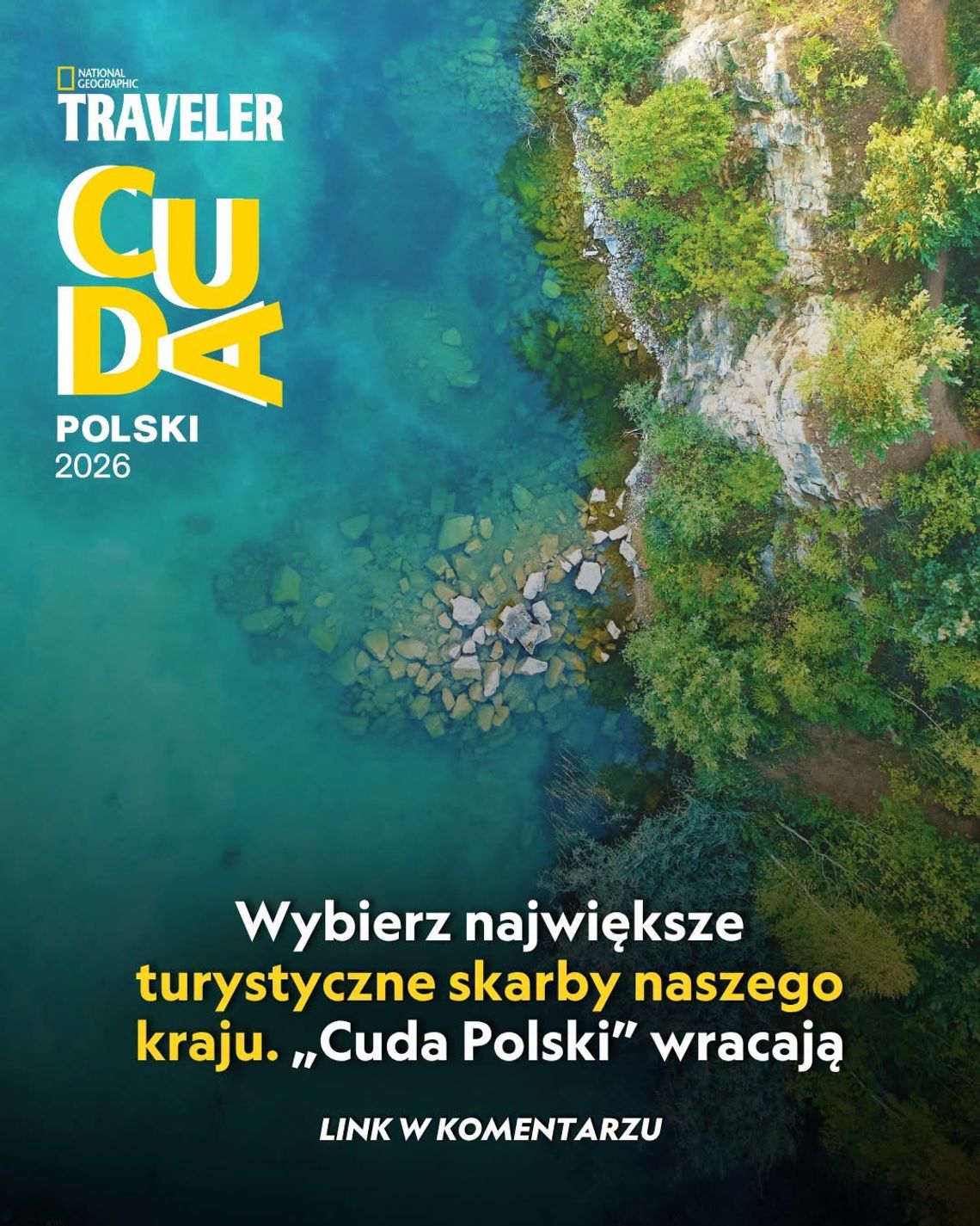 Pojezierze Suwalskie i Jezioro Hańcza walczą o tytuł Cudu Polski 2026 Pojezierze Suwalskie i Jezioro Hańcza walczą o tytuł Cudu Polski 2026