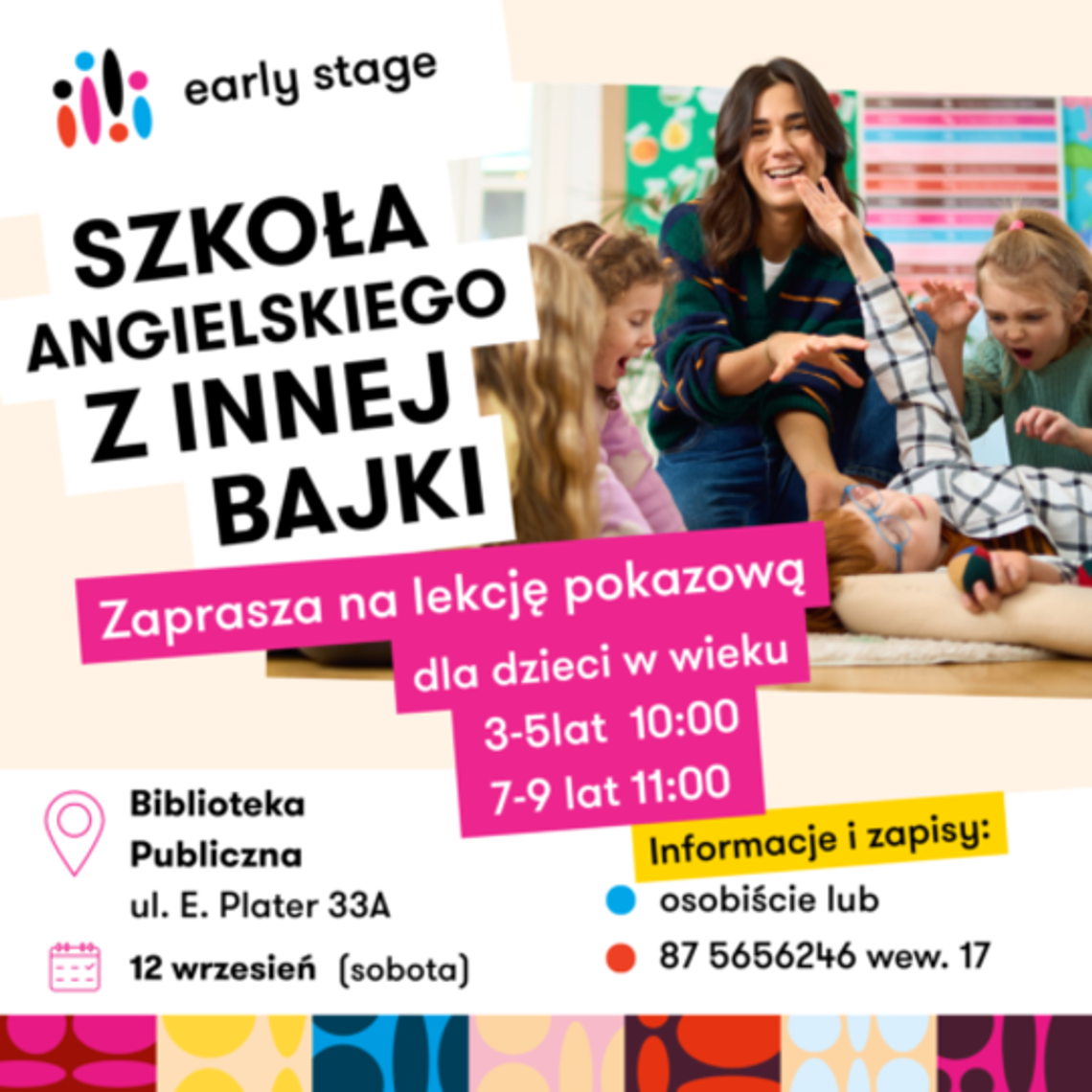 Pokazowe lekcje języka angielskiego dla dzieci w Suwałkach Pokazowe lekcje języka angielskiego dla dzieci w Suwałkach