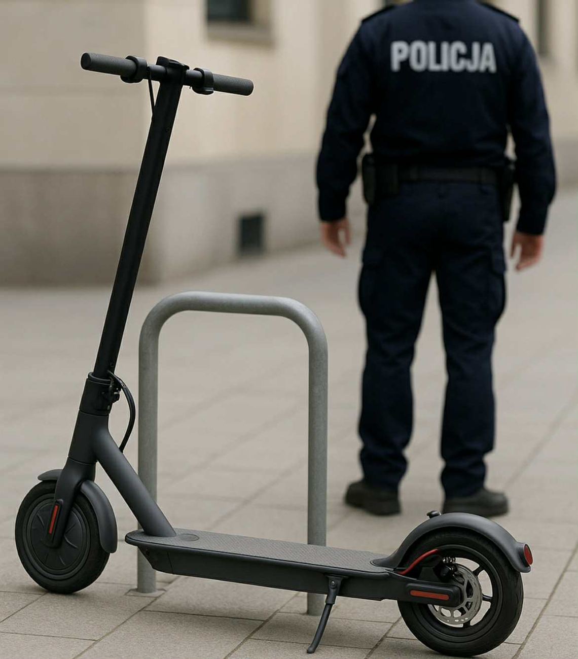 🚨 Policjanci apelują: zabezpiecz swoją hulajnogę!
